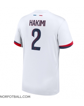 Billige Fotballdrakt Paris Saint-Germain Achraf Hakimi #2 Replika Bortedrakt 2024-25 Kortermet